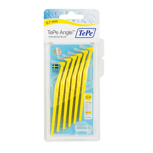 TEPE ANGLE 0,7 MM AMARILLO 6 UDS