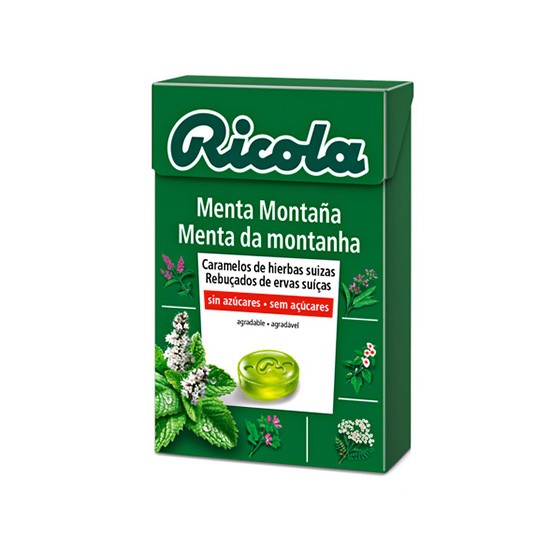 Ricola caramelos menta montaña sin azucar 50g