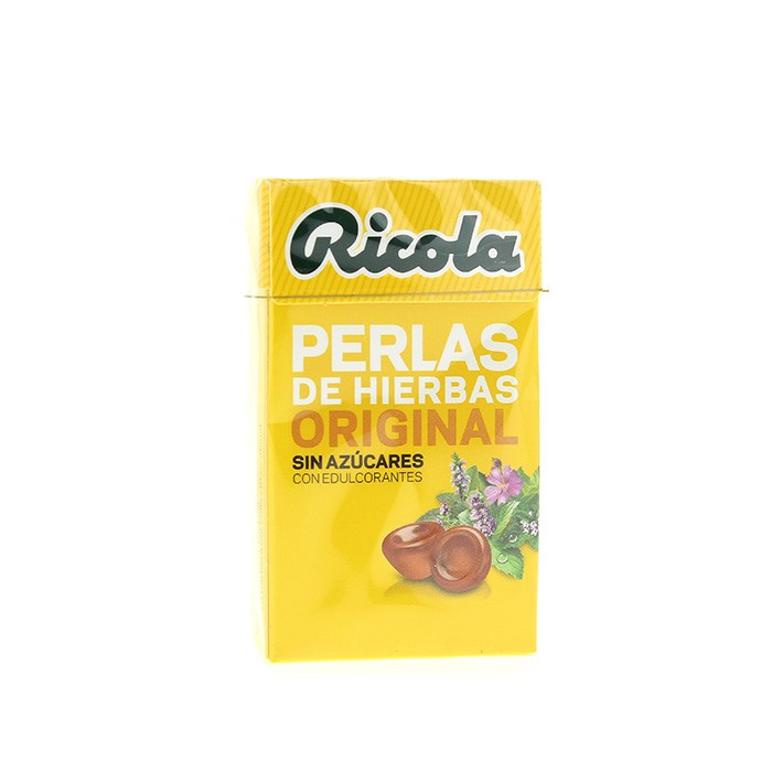 RICOLA PERLAS HIERBAS SUIZAS S/A 25 G.