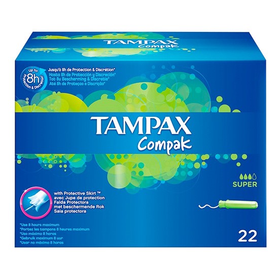 Tampax tampones compak super 22und