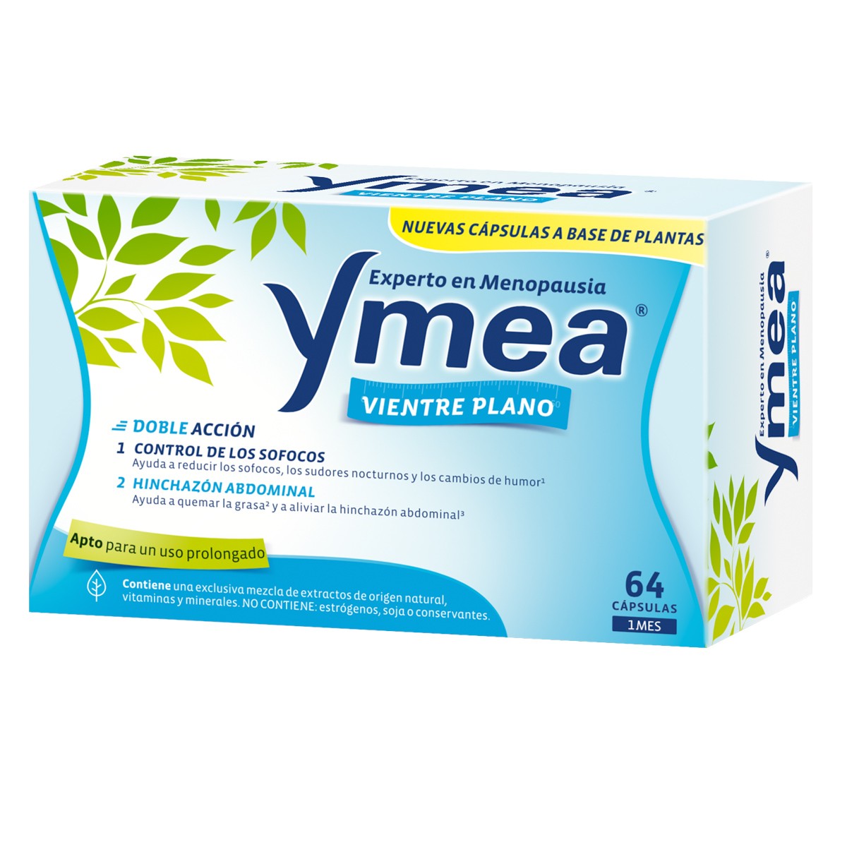 Ymea vientre plano 64 cápsulas