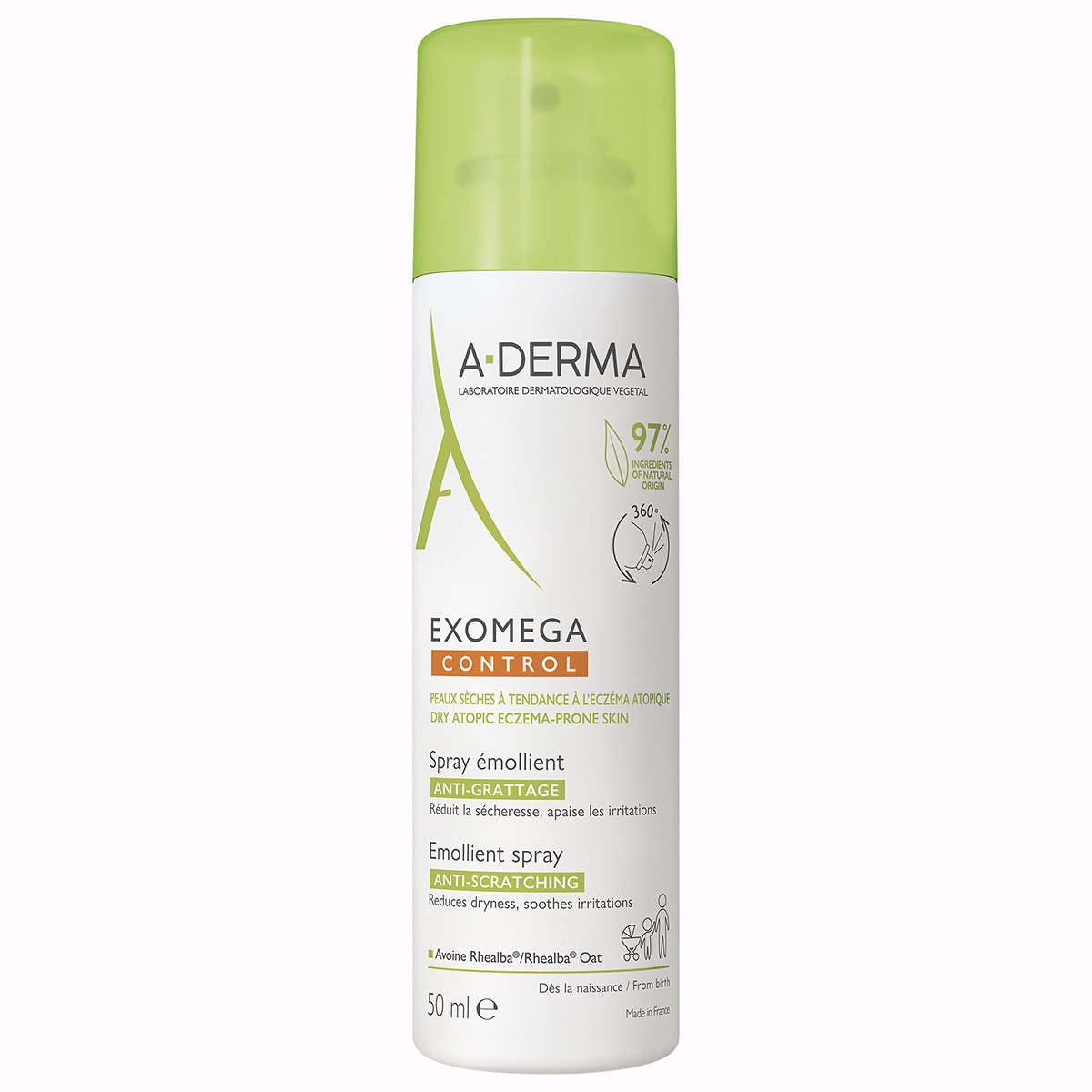 A derma exomega spary emoliente anti rascado 50ml